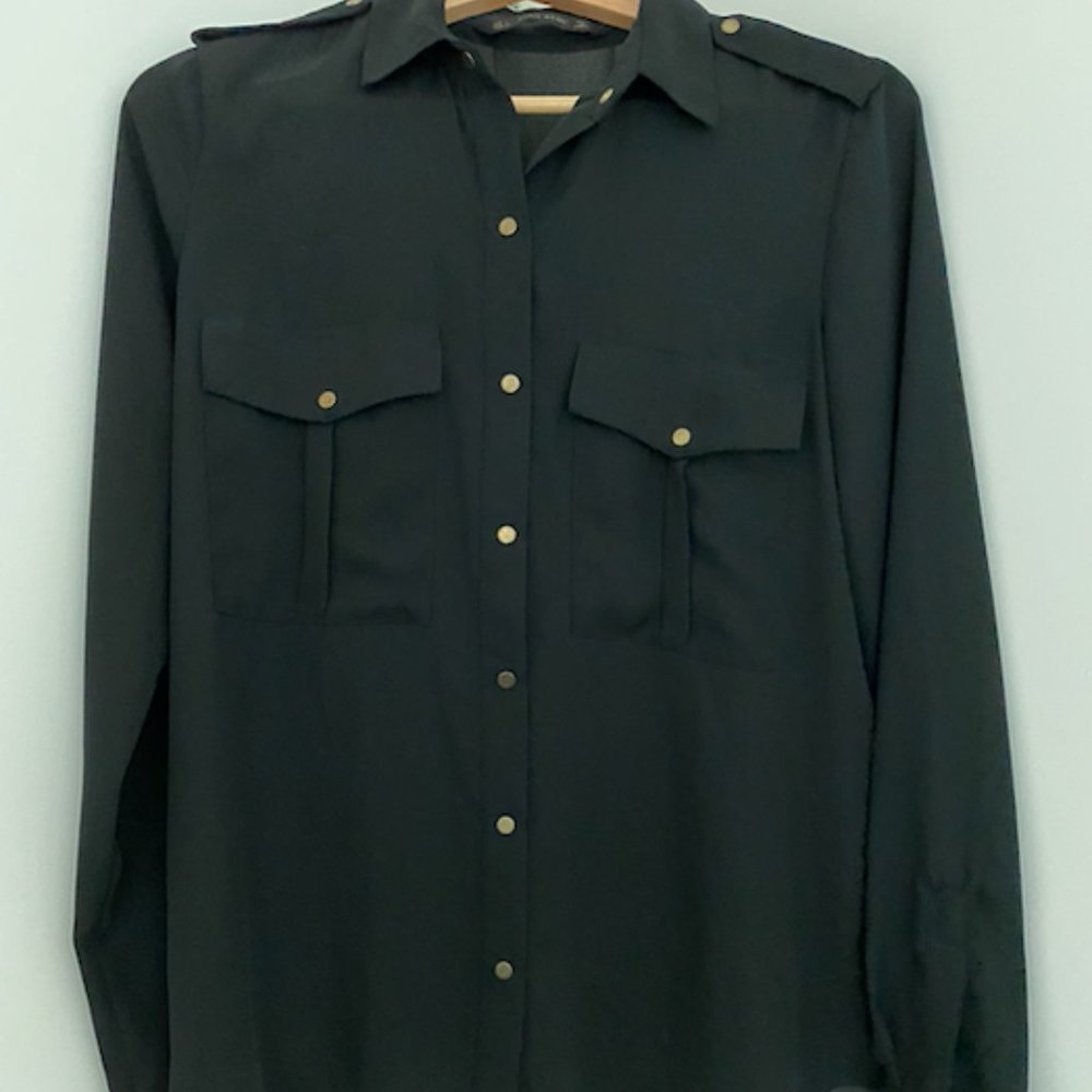 Zara button down shirt